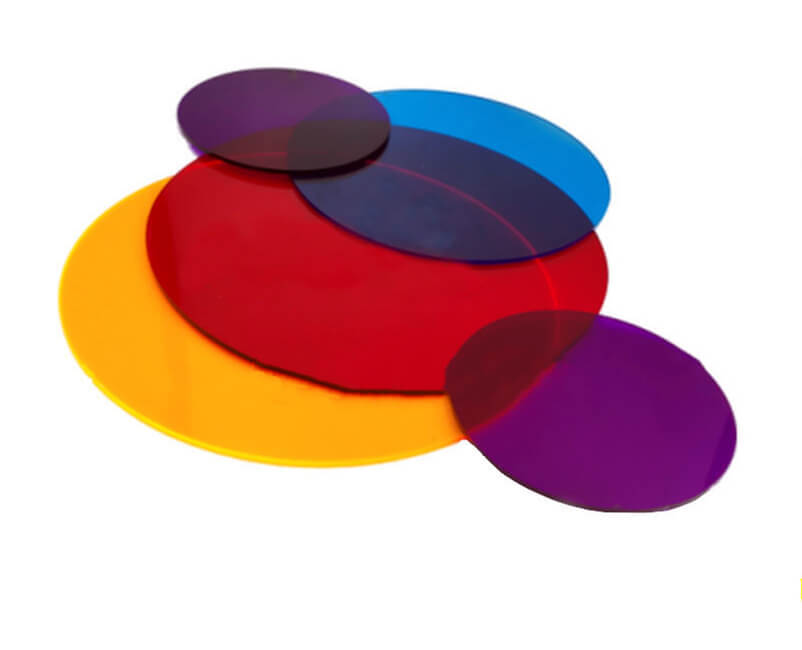 Round Colored Plexiglass Acrylic Sheets