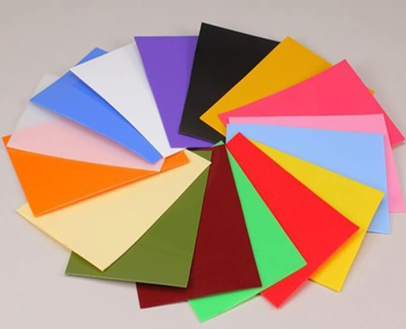 China Custom Made Glitter flexible multi color acrylic sheet