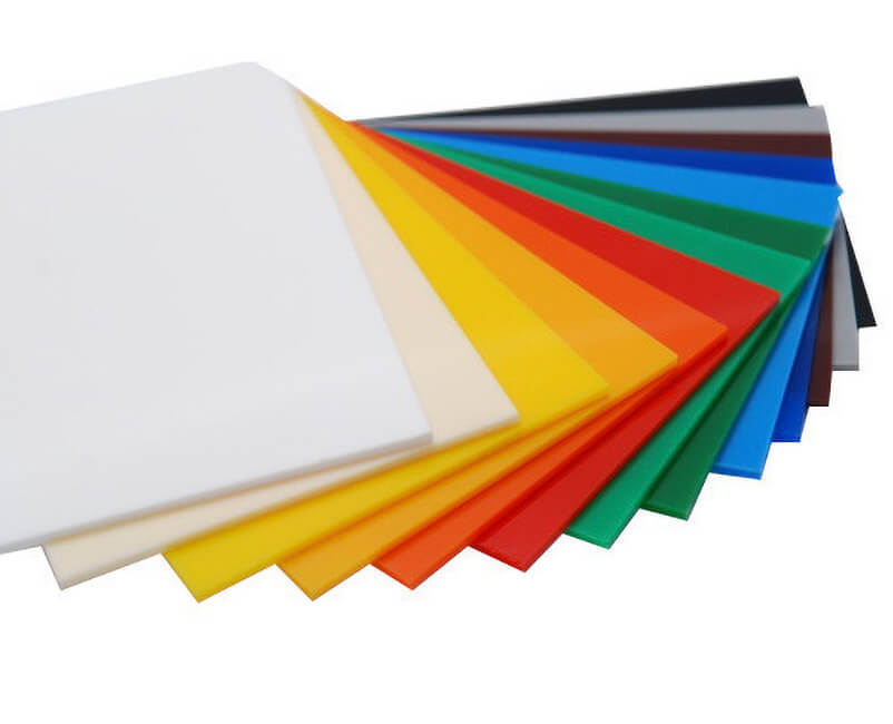 Colorful PMMA acrylic Sheet Panels Organic Glass copolymer