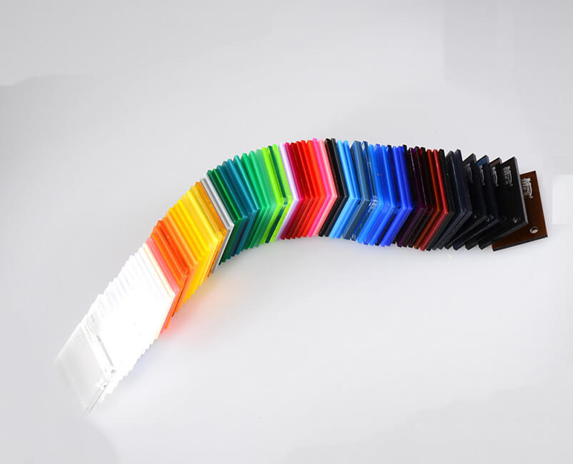 factory Colored PMMA unbreakable acrylic sheet