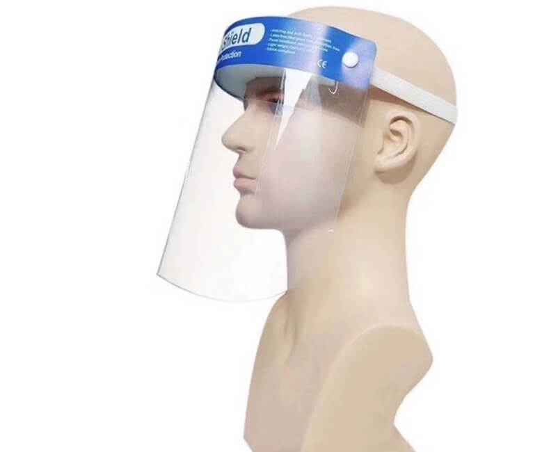 Plastic Face Chemical Protective Adjustable Safety Visor Face Shield
