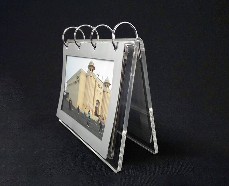 OEM Design Acrylic Desktop Calendar Holder 