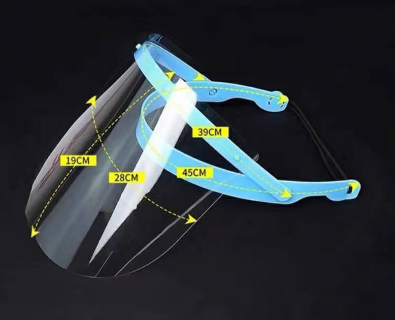Adjustable Elastic Band Transparent Protective Mask
