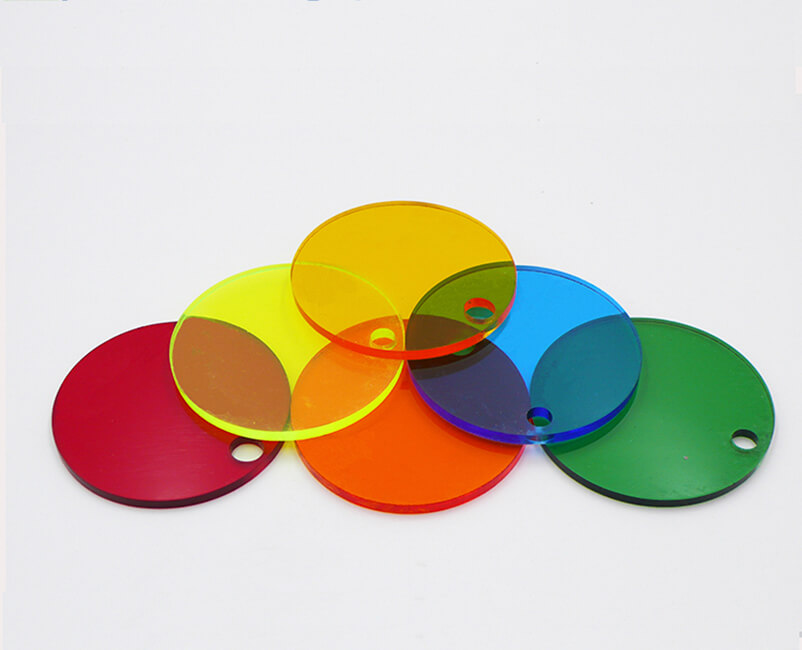 Round Transparent Color Non-Toxic PS Sheet