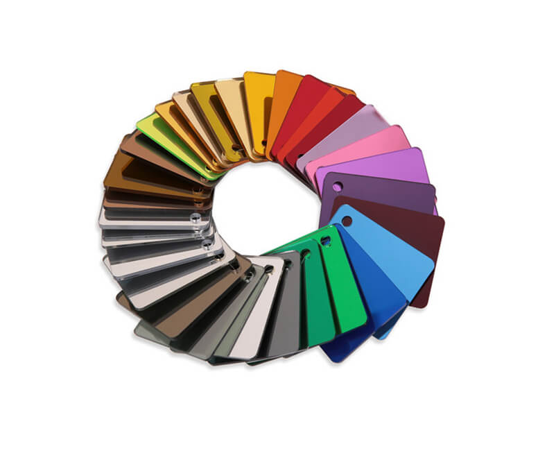 Acrylic Mirror Sheet In Various Colors